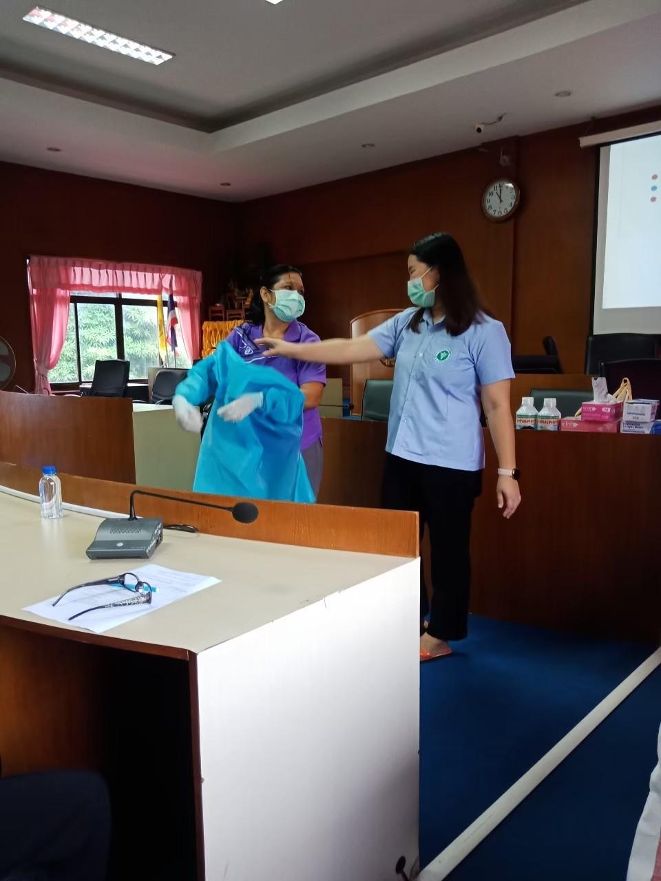 โครงการป้องกันและควบคุมโรคติดต่อที่แพร่ระบาดในพื้นที่ตำบลม่อนปิ่น