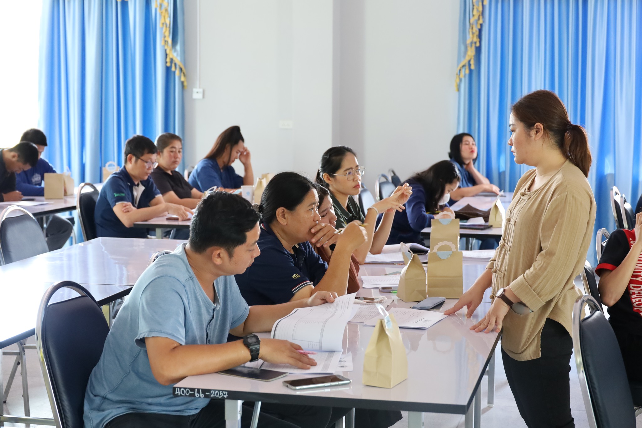 ประชุมเตรียมคณะจัดเก็บข้อมูล และจำลองสถานการณ์การเก็บข้อมูล TCNAP
