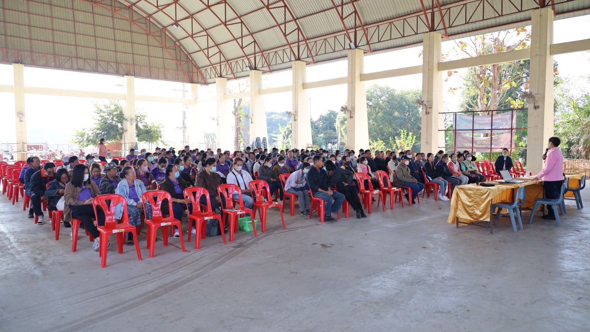 ประชุมกิจกรรมอบรมฟื้นฟูความรู้อาสาสมัครสาธารณสุข (อสม.) ปี ๒๕๖๗