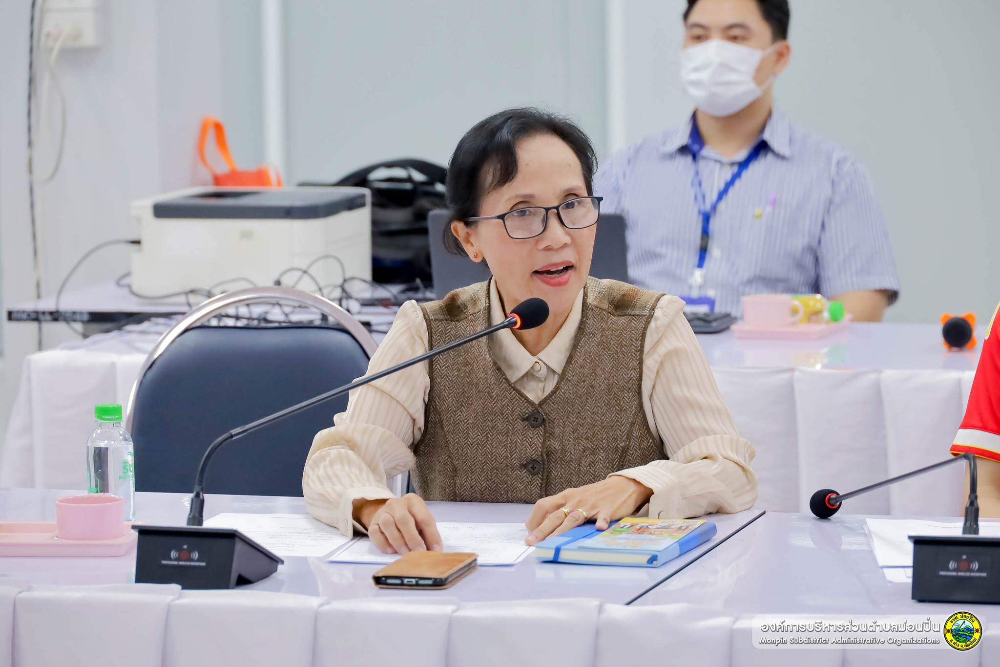  ประชุมอาสาสมัครป้องกันภัยฝ่ายพลเรือน อปพร.ตำบลม่อนปิ่น ครั้งที่ 1