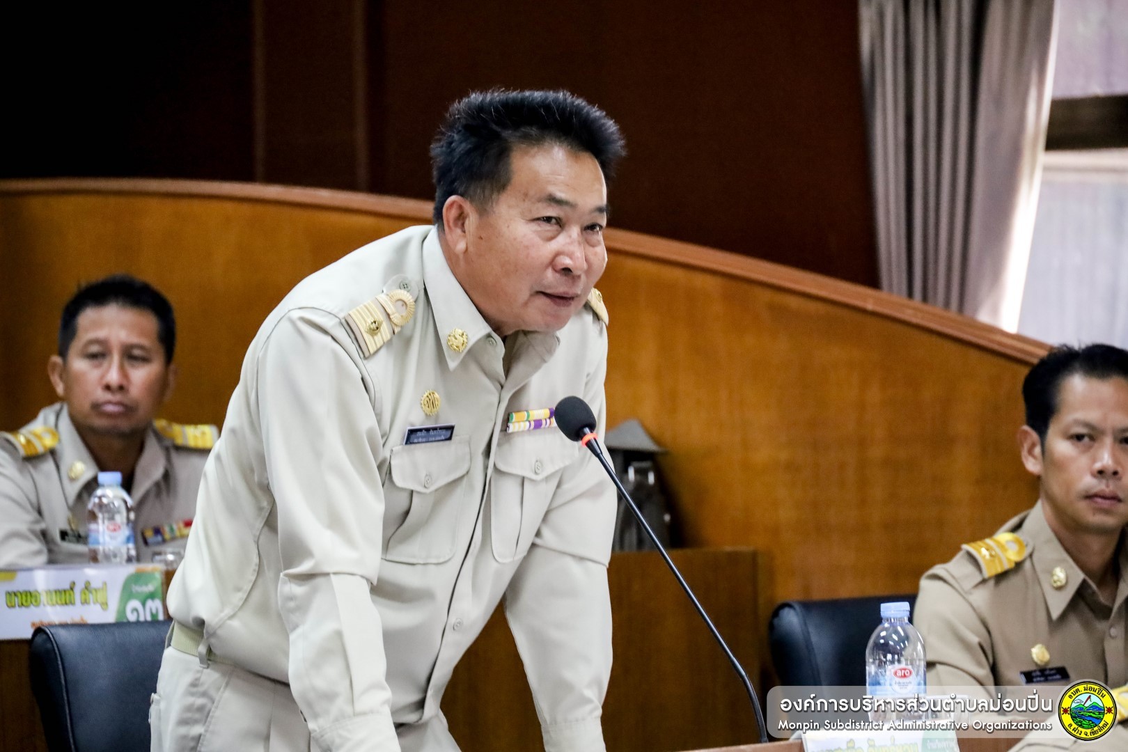  ประชุมสภาองค์การบริหารส่วนตำบลม่อนปิ่น สมัยวิสามัญ ครั้งที่ 1