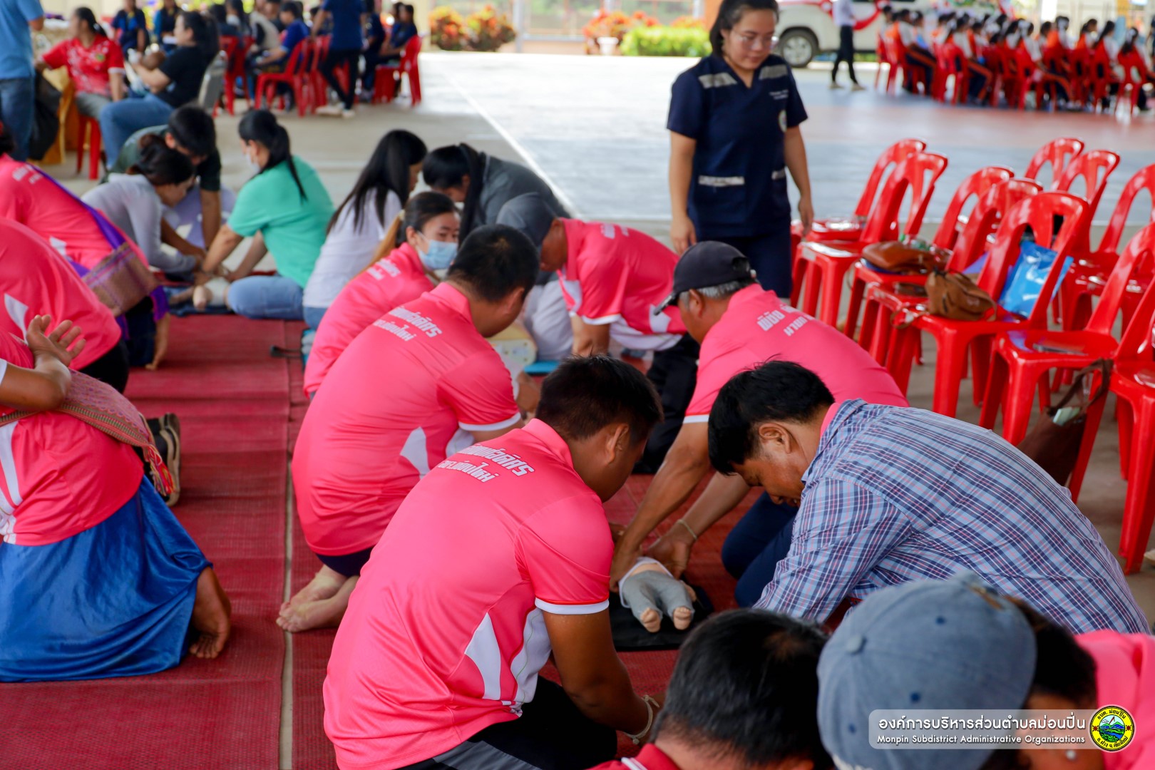 ภาพประกอบ โครงการอบรมให้ความรู้เรื่องการปฐมพยาบาลเบื้องต้นและการช่วยชีวิตฯ