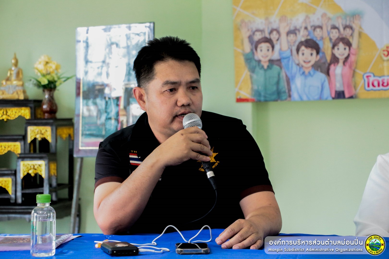 ภาพประกอบ  ประชุมเวทีประชาคมระดับหมู่บ้าน 2569 หมู่ 5