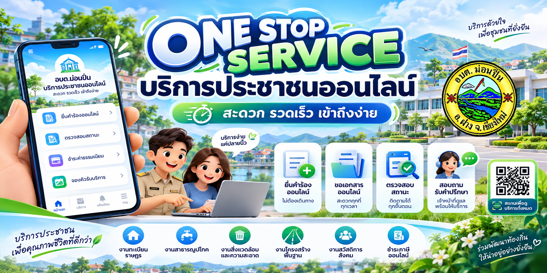 ภาพระบบงาน บริการประชาชนออนไลน์
