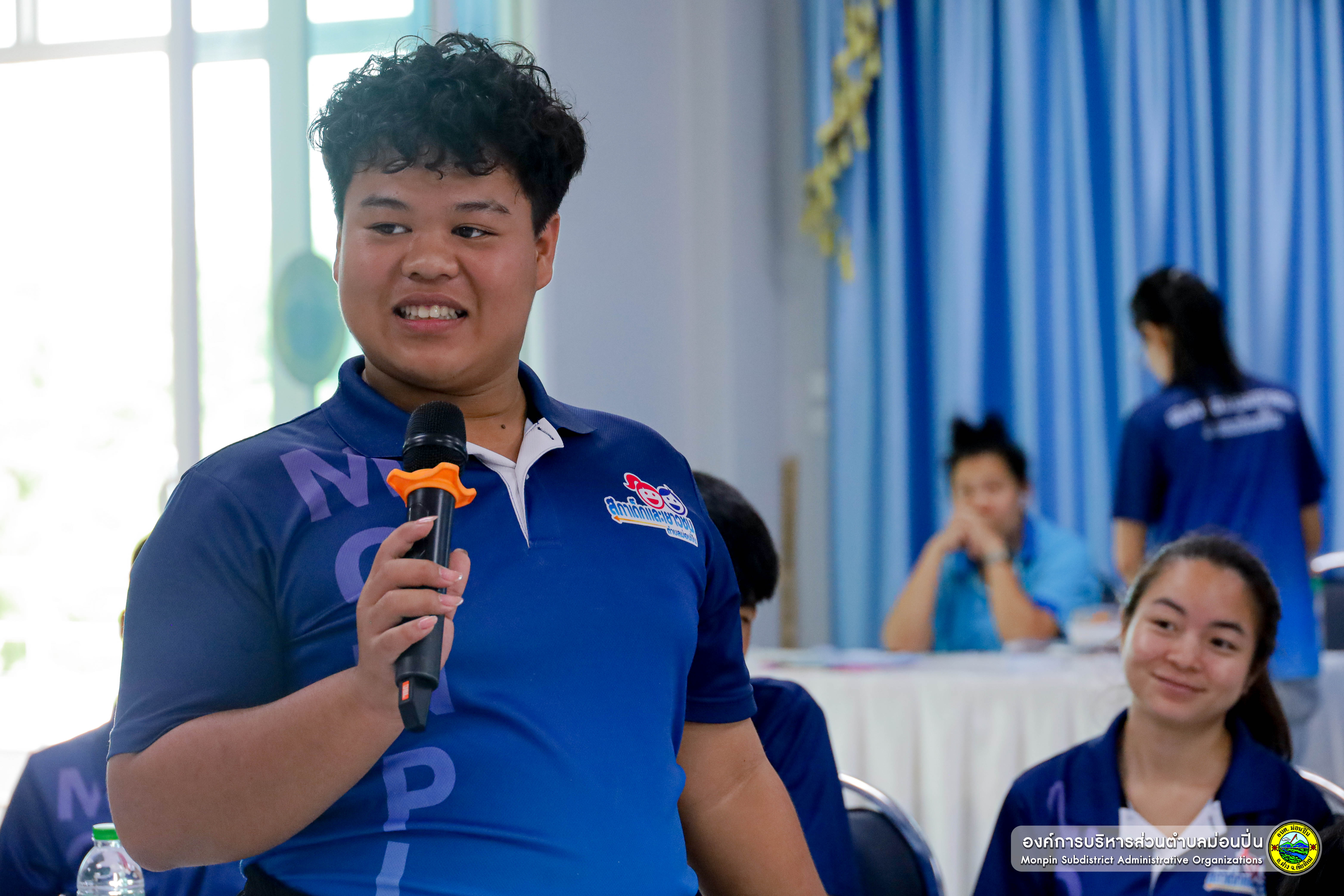 ภาพประกอบ โครงการส่งเสริมบทบาทเยาวชนต่อการมีส่วนร่วมการพัฒนาตำบลม่อนปิ่น